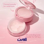 پودر فیکس دوطبقه صورتی شیگلم