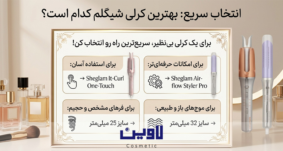 تفاوت کرلی های شیگلم